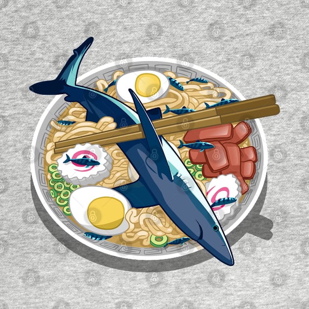 Ramen shark by albertocubatas